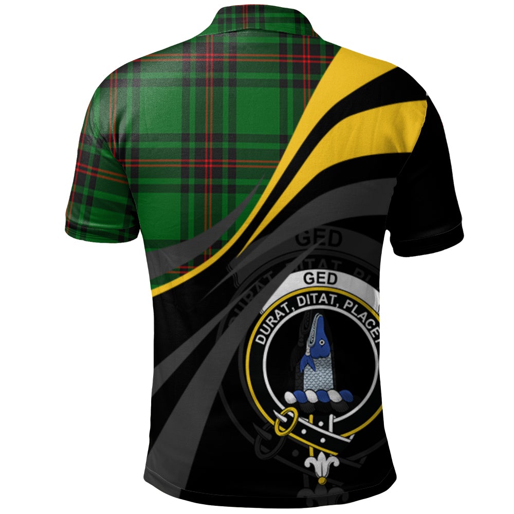 Ged Tartan Polo Shirt - Royal Coat Of Arms Style