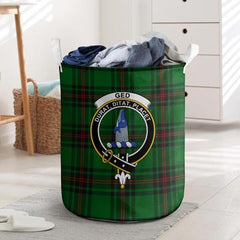 Ged Tartan Crest Laundry Basket