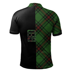 Ged Tartan Polo Shirt Half of Me - Cross Style