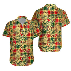 Gibbs Tartan Vintage Leaves Hawaiian Shirt