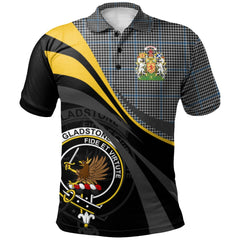 Gladstone Tartan Polo Shirt - Royal Coat Of Arms Style