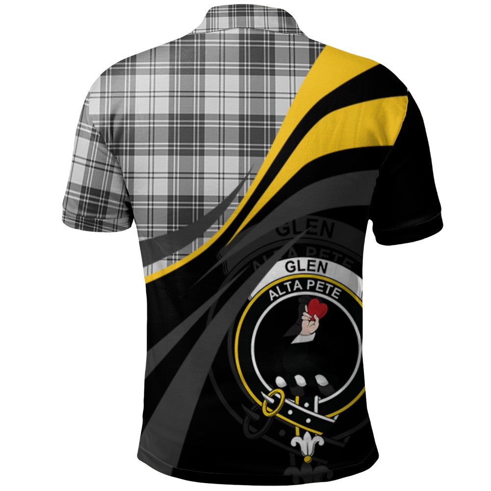 Glen Tartan Polo Shirt - Royal Coat Of Arms Style