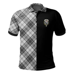 Glen Tartan Polo Shirt Half of Me - Cross Style