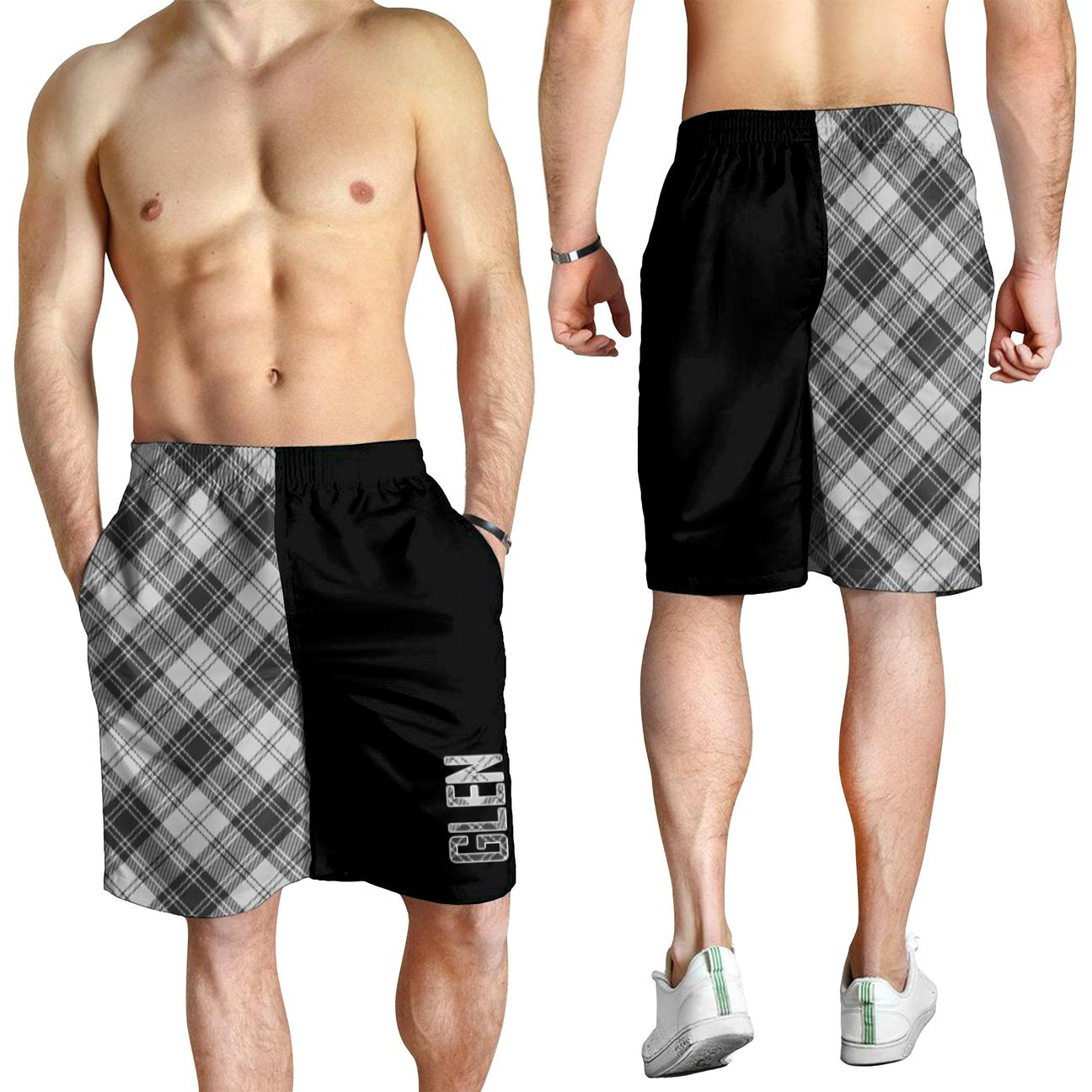 Glen Tartan Crest Men's Short - Cross Style