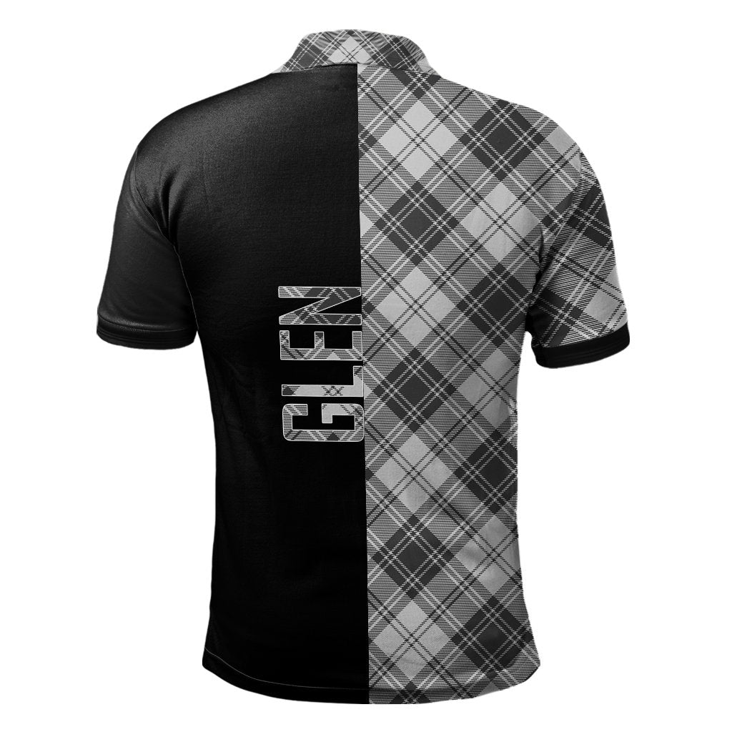 Glen Tartan Polo Shirt Half of Me - Cross Style