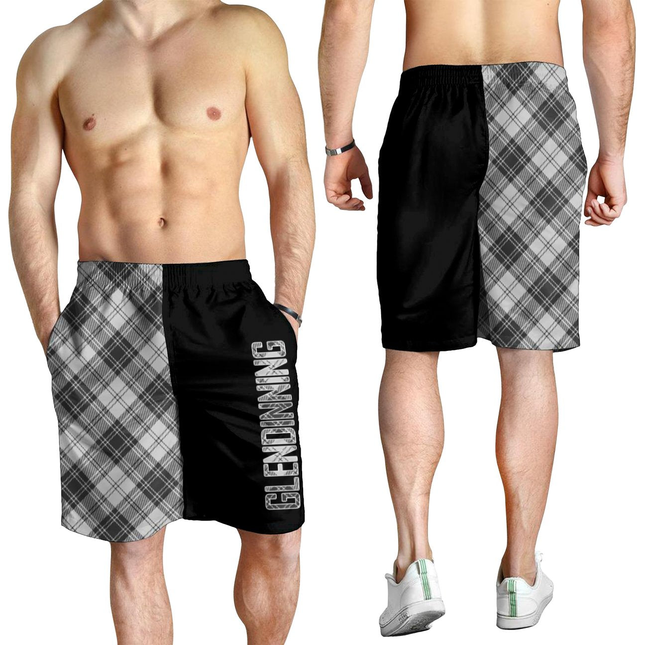 Glendinning Tartan Crest Men's Short - Cross Style