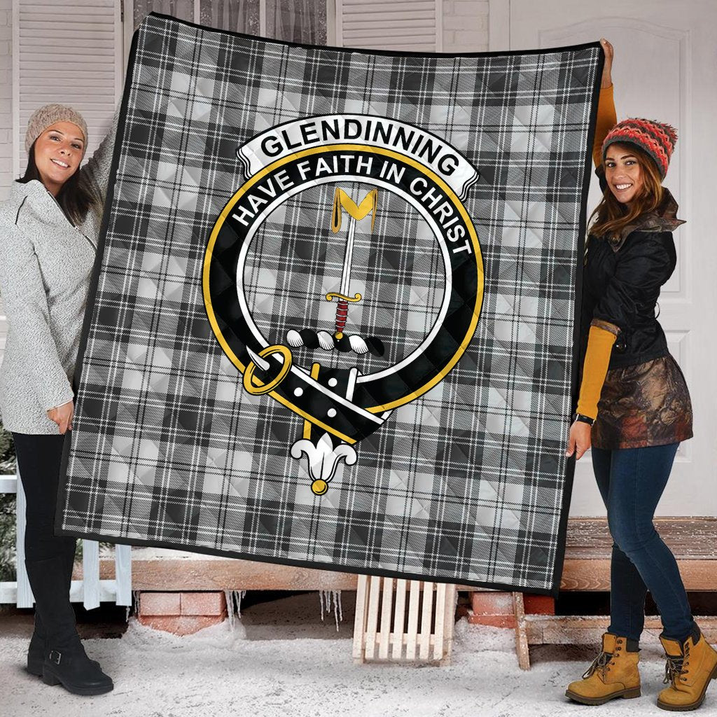 Glendinning Tartan Crest Quilt