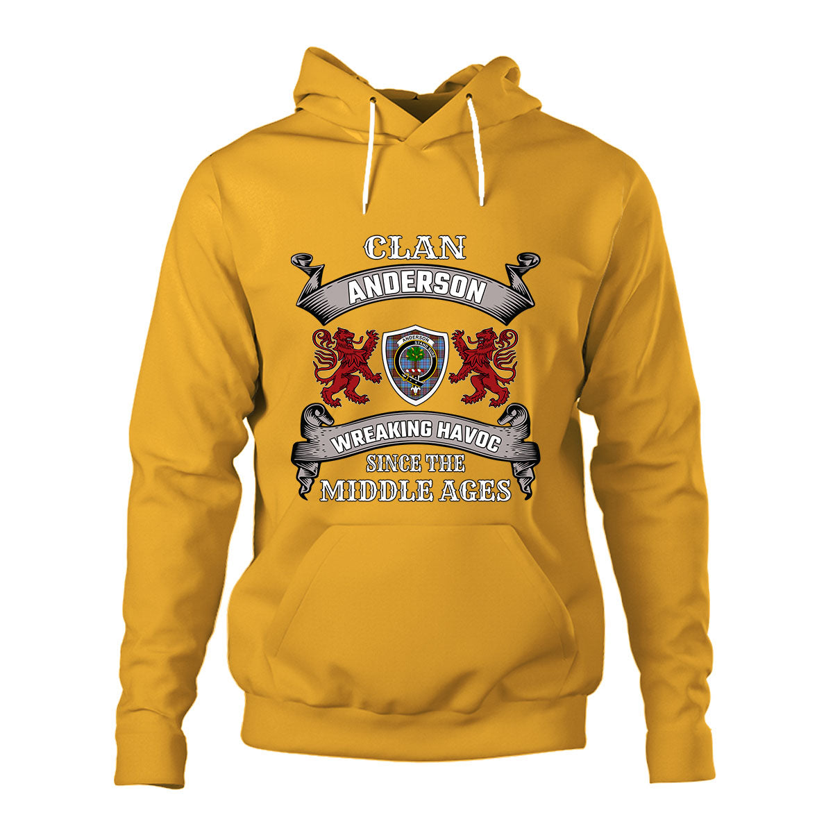 Anderson Family Tartan - 2D Unisex Hoodie