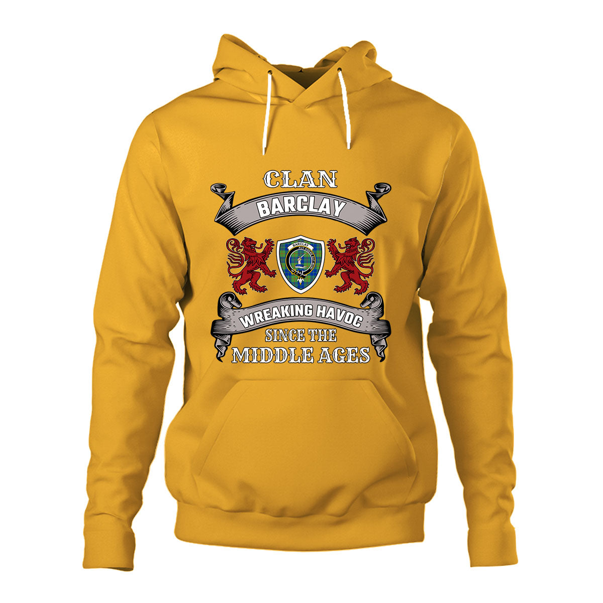 Barclay Family Tartan - 2D Unisex Hoodie