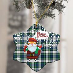 Gordon Dress Ancient Tartan Christmas Ceramic Ornament - Santa Style