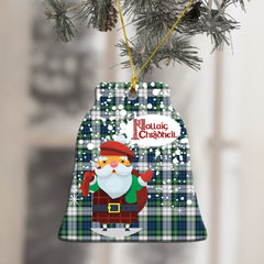 Gordon Dress Ancient Tartan Christmas Ceramic Ornament - Santa Style