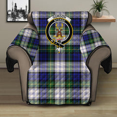 Gordon Dress Modern Tartan Crest Sofa Protector