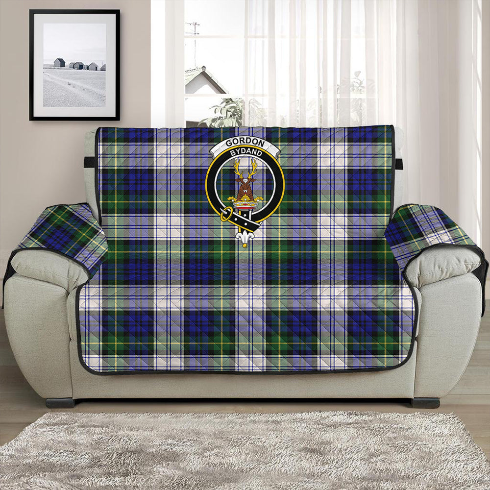 Gordon Dress Modern Tartan Crest Sofa Protector