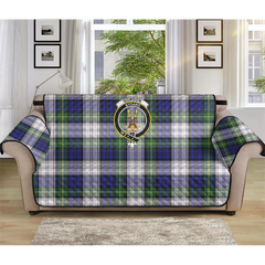 Gordon Dress Modern Tartan Crest Sofa Protector