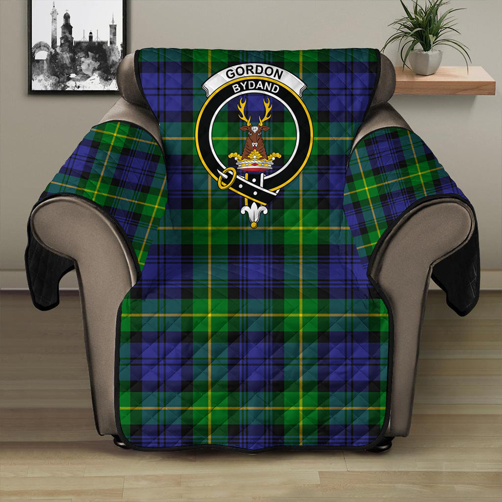 Gordon Modern Tartan Crest Sofa Protector