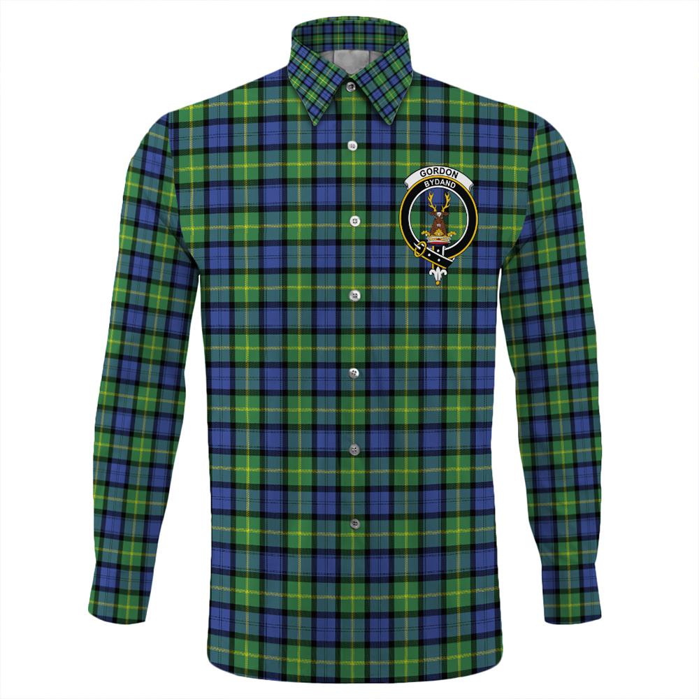 Gordon Old Ancient Tartan Long Sleeve Button Shirt