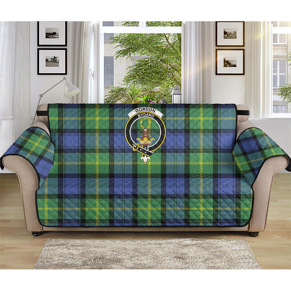 Gordon Old Ancient Tartan Crest Sofa Protector