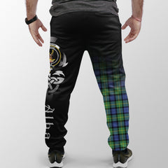 Gordon Old Ancient Tartan Crest Jogger Sweatpants - Alba Celtic Style