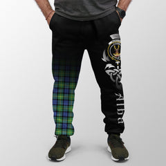 Gordon Old Ancient Tartan Crest Jogger Sweatpants - Alba Celtic Style