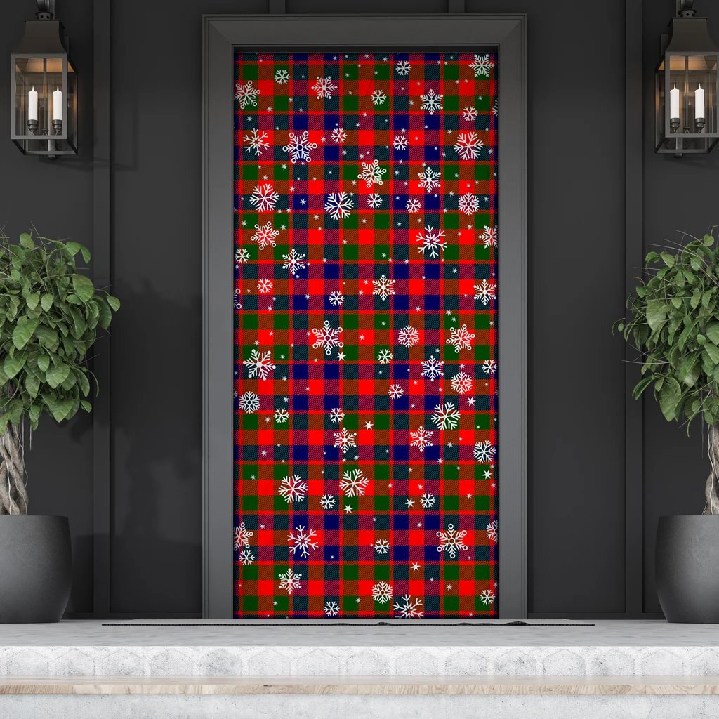 Gow Modern Christmas Tartan Door Socks