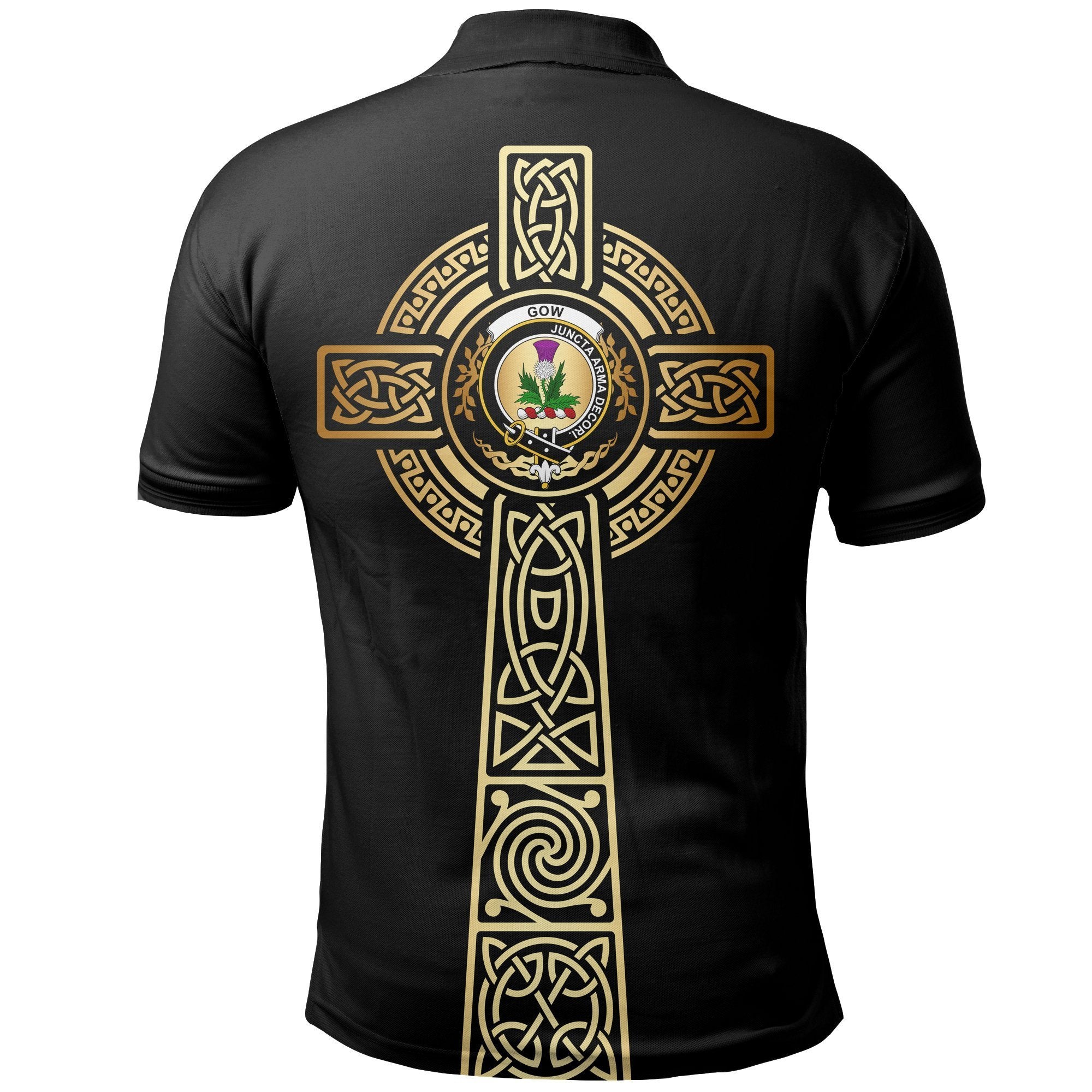 Gow (of Skeoch) Clan Unisex Polo Shirt - Celtic Tree Of Life