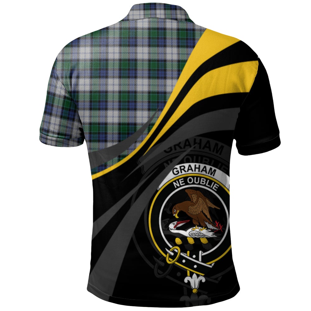 Graham Dress Tartan Polo Shirt - Royal Coat Of Arms Style