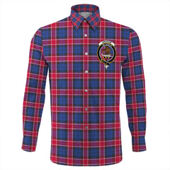 Graham of Menteith Red Tartan Long Sleeve Button Shirt