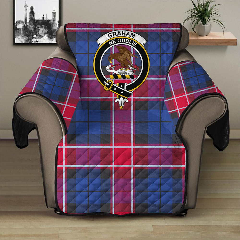 Graham of Menteith Red Tartan Crest Sofa Protector