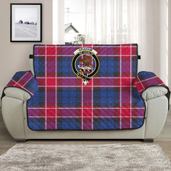 Graham of Menteith Red Tartan Crest Sofa Protector