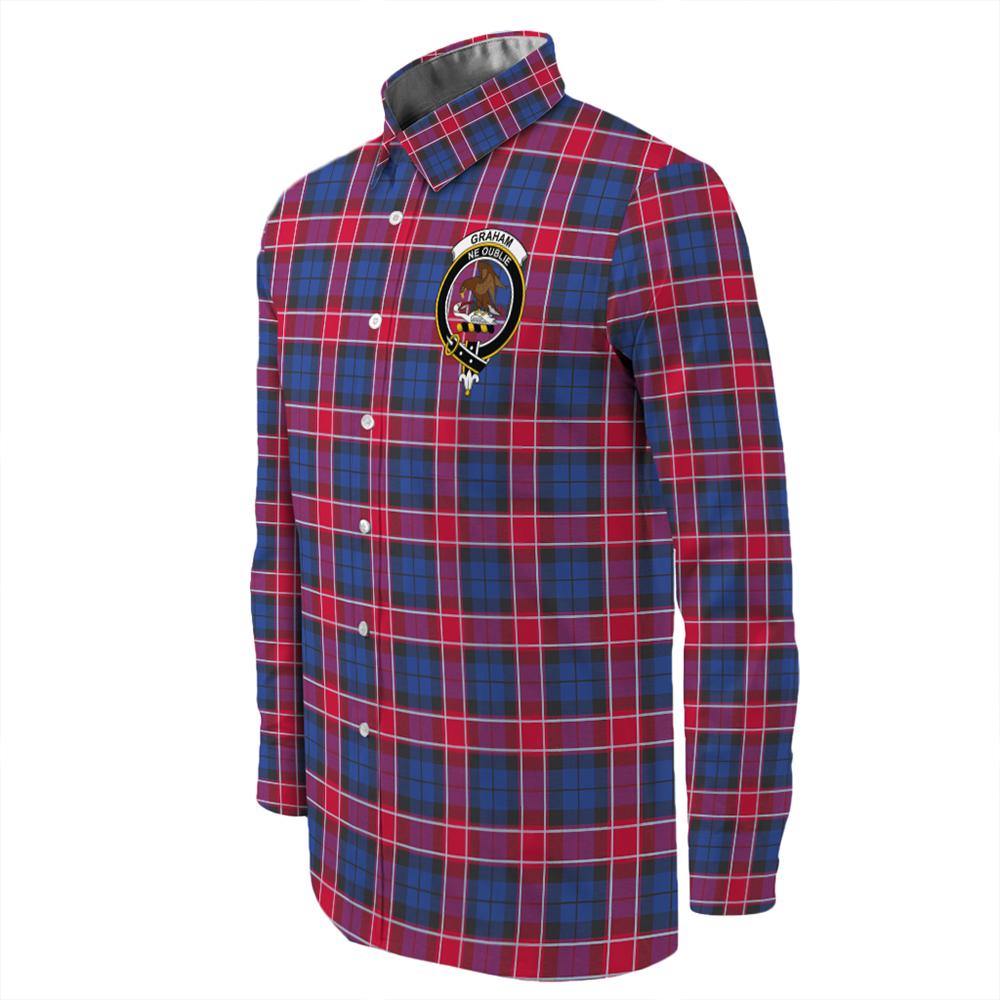 Graham of Menteith Red Tartan Long Sleeve Button Shirt