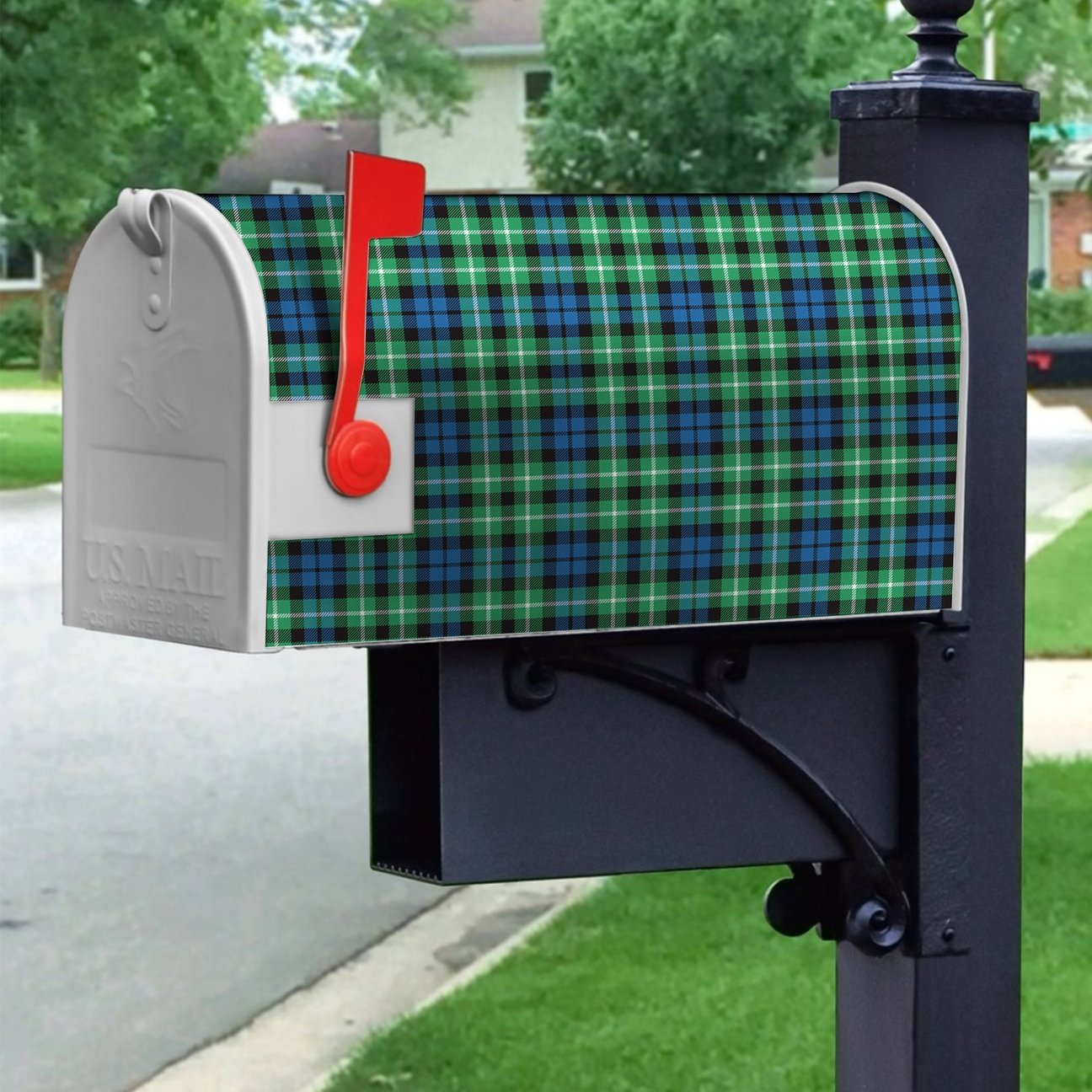 Graham Of Montrose Ancient Tartan Crest Mailbox