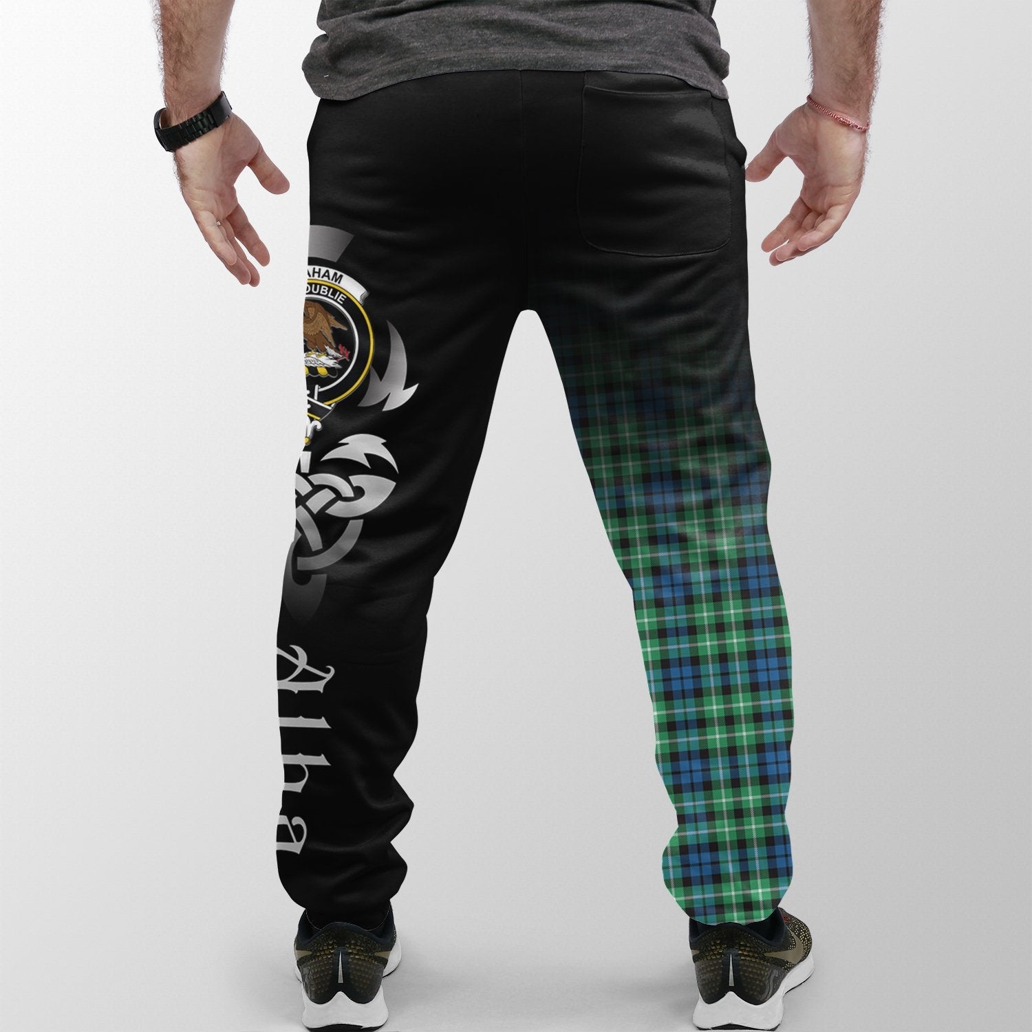 Graham Of Montrose Ancient Tartan Crest Jogger Sweatpants - Alba Celtic Style