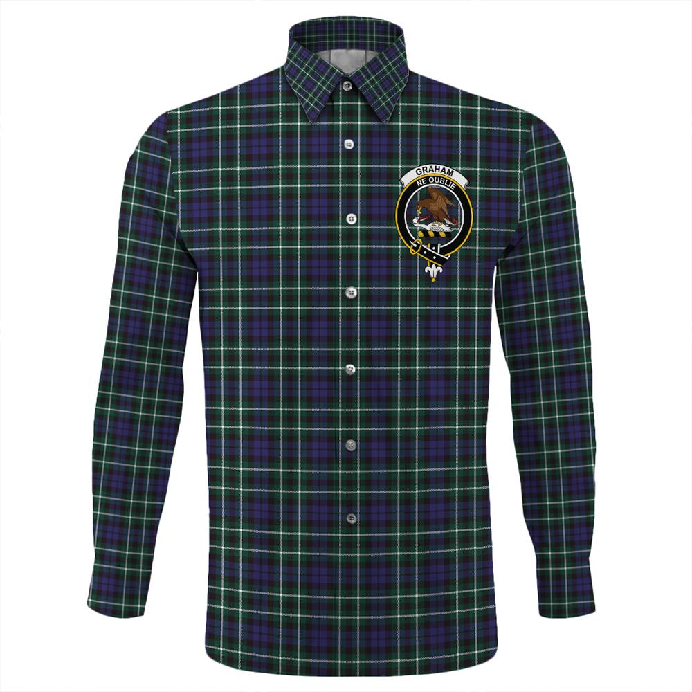 Graham of Montrose Modern Tartan Long Sleeve Button Shirt