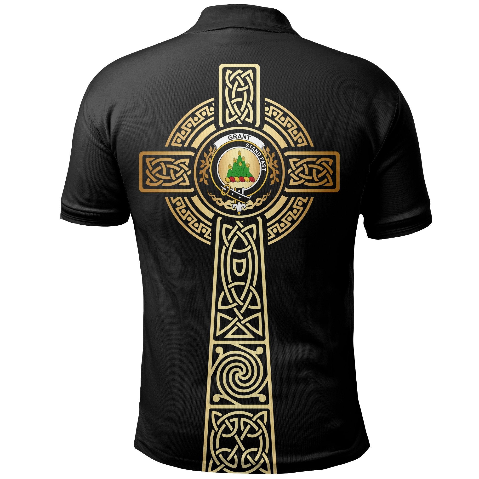 Grant Clan Unisex Polo Shirt - Celtic Tree Of Life