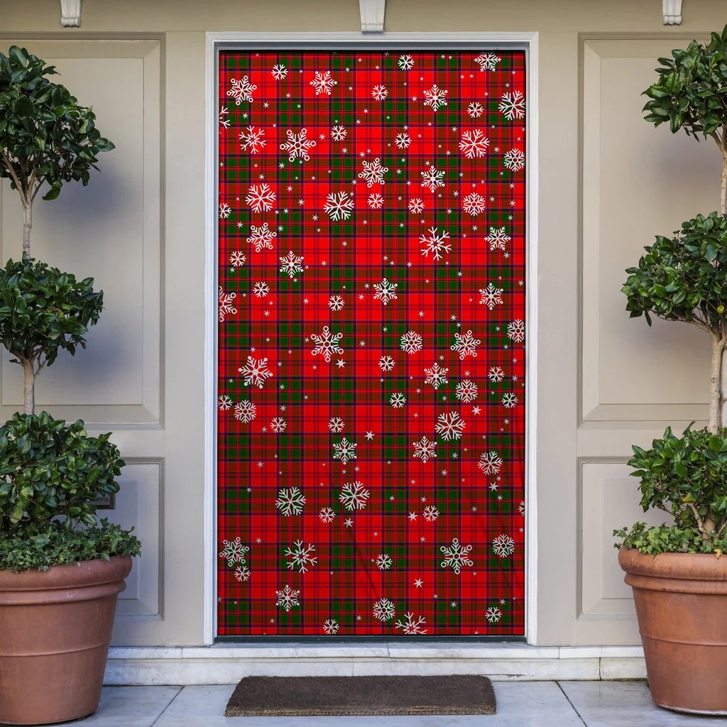 Grant Modern Christmas Tartan Door Socks