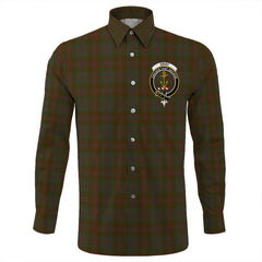 Gray Hunting Tartan Long Sleeve Button Shirt