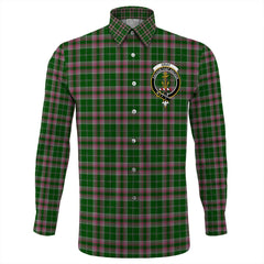 Gray Tartan Long Sleeve Button Shirt