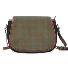 Gray Tartan Saddle Handbags