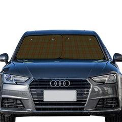 Gray Tartan Car Sun Shade - 2 Pieces