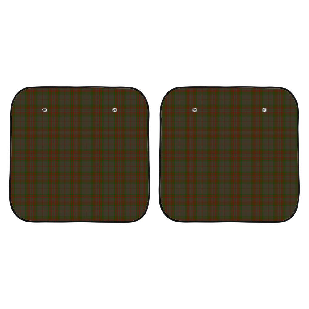 Gray Tartan Car Sun Shade - 2 Pieces