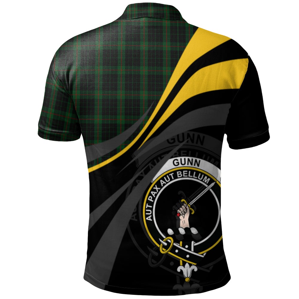 Gunn Logan Tartan Polo Shirt - Royal Coat Of Arms Style