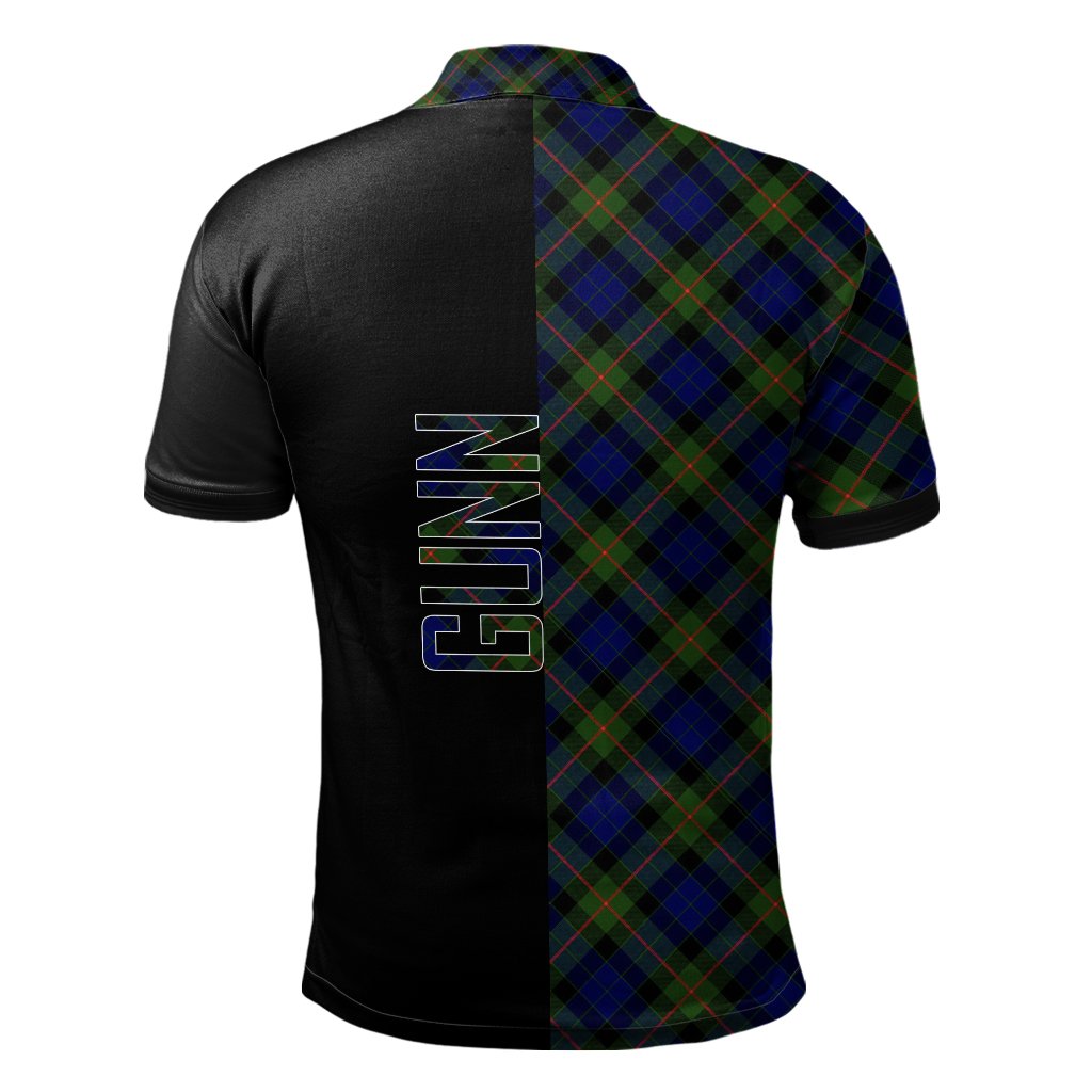 Gunn Modern Tartan Polo Shirt Half of Me - Cross Style