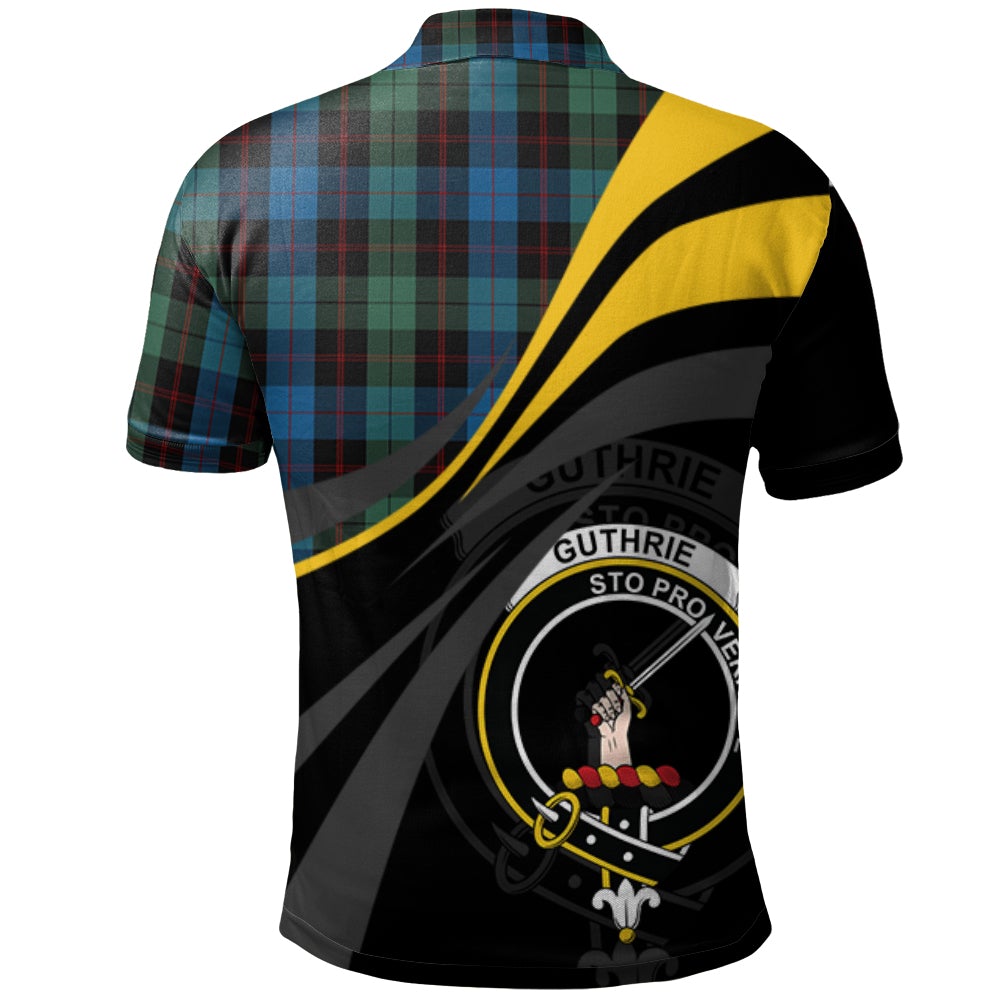 Guthrie Tartan Polo Shirt - Royal Coat Of Arms Style