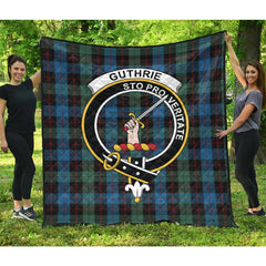 Guthrie Tartan Crest Quilt