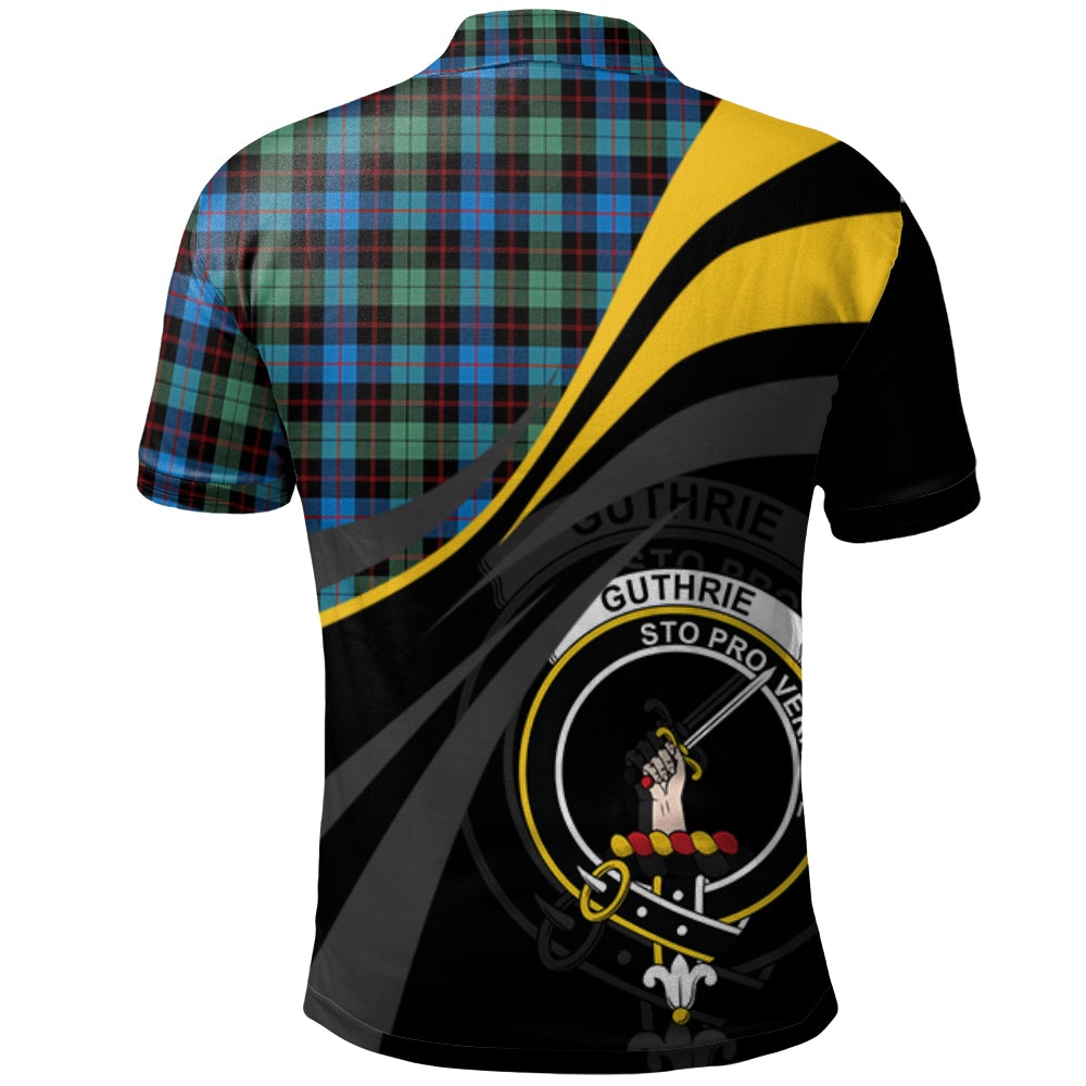 Guthrie Ancient Tartan Polo Shirt - Royal Coat Of Arms Style