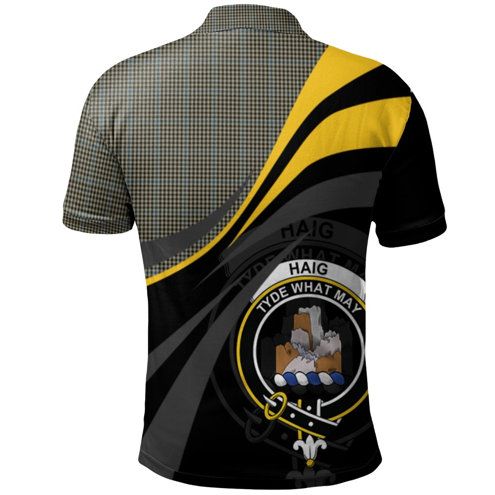 Haig Tartan Polo Shirt - Royal Coat Of Arms Style