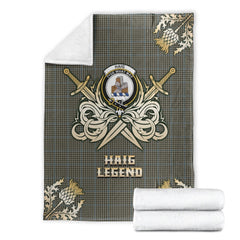 Haig Tartan Gold Courage Symbol Blanket