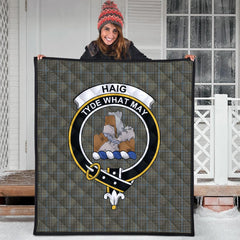 Haig Tartan Crest Quilt