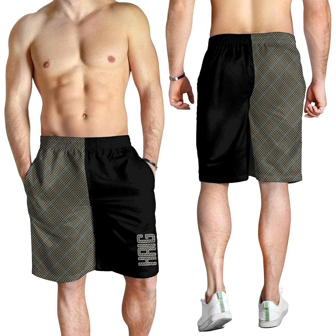 Haig Tartan Crest Men's Short - Cross Style