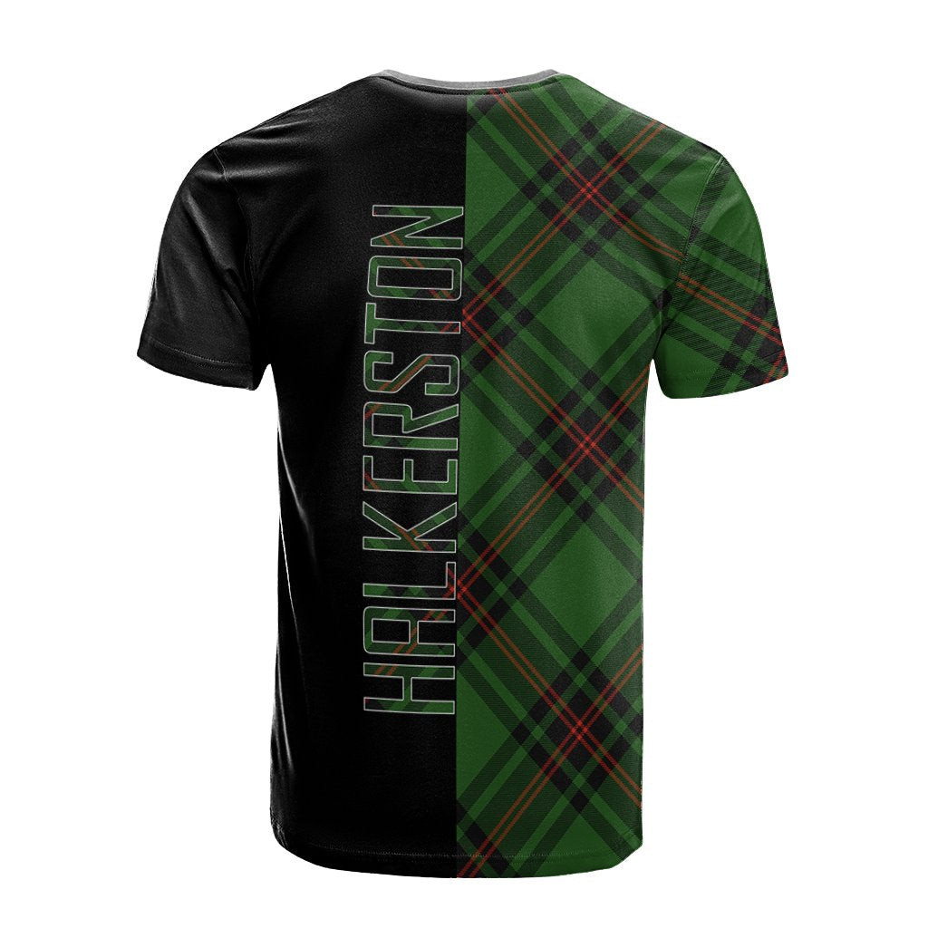 Halkerston Tartan T-Shirt Half of Me - Cross Style